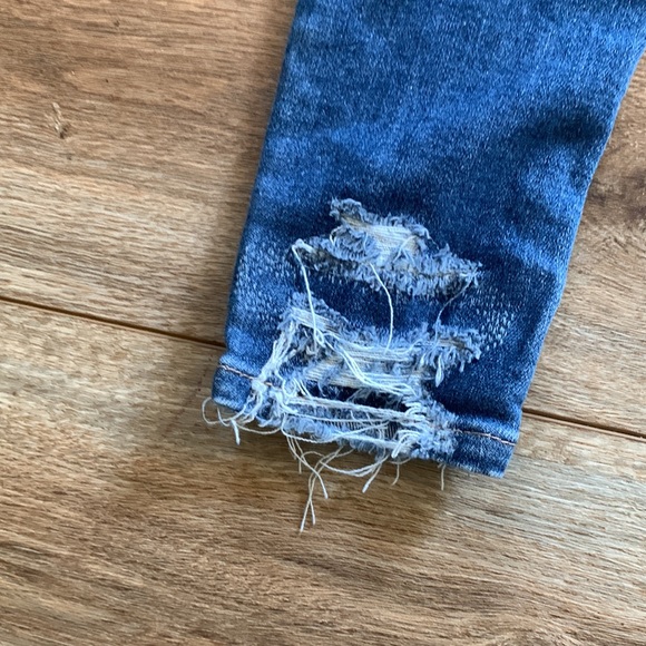 American Eagle sz 0 super super stretch jegging jeans euc distressed like new! - Picture 10 of 11
